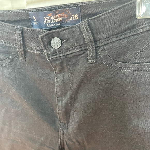 Hollister Jean leggings in black size 3 - Picture 7 of 7